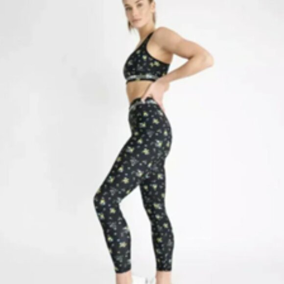 Carbon38 Adam Selman Sport Hi-Rise Wildflower Print Legging - Size S - Picture 3 of 8
